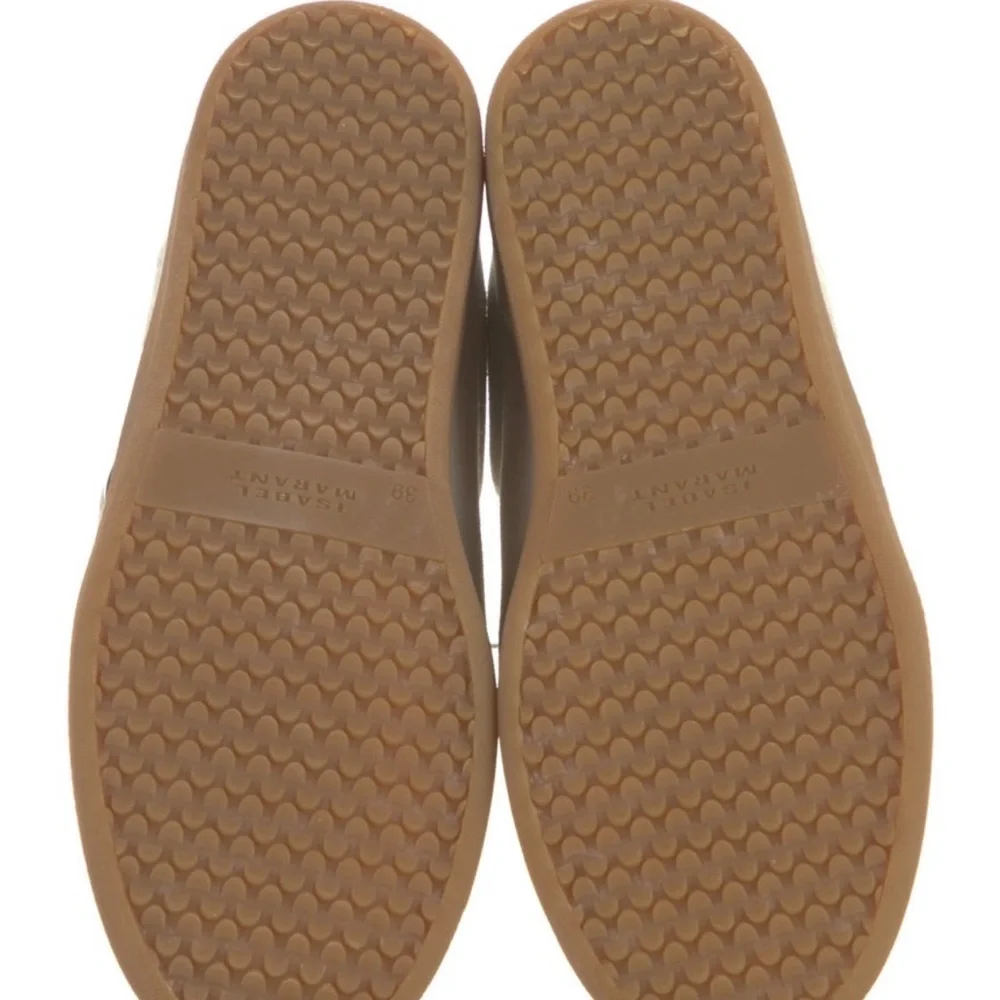 Isabel Marant Cream and Silver Sneakers Minimalist Design - Picture 5 of 5